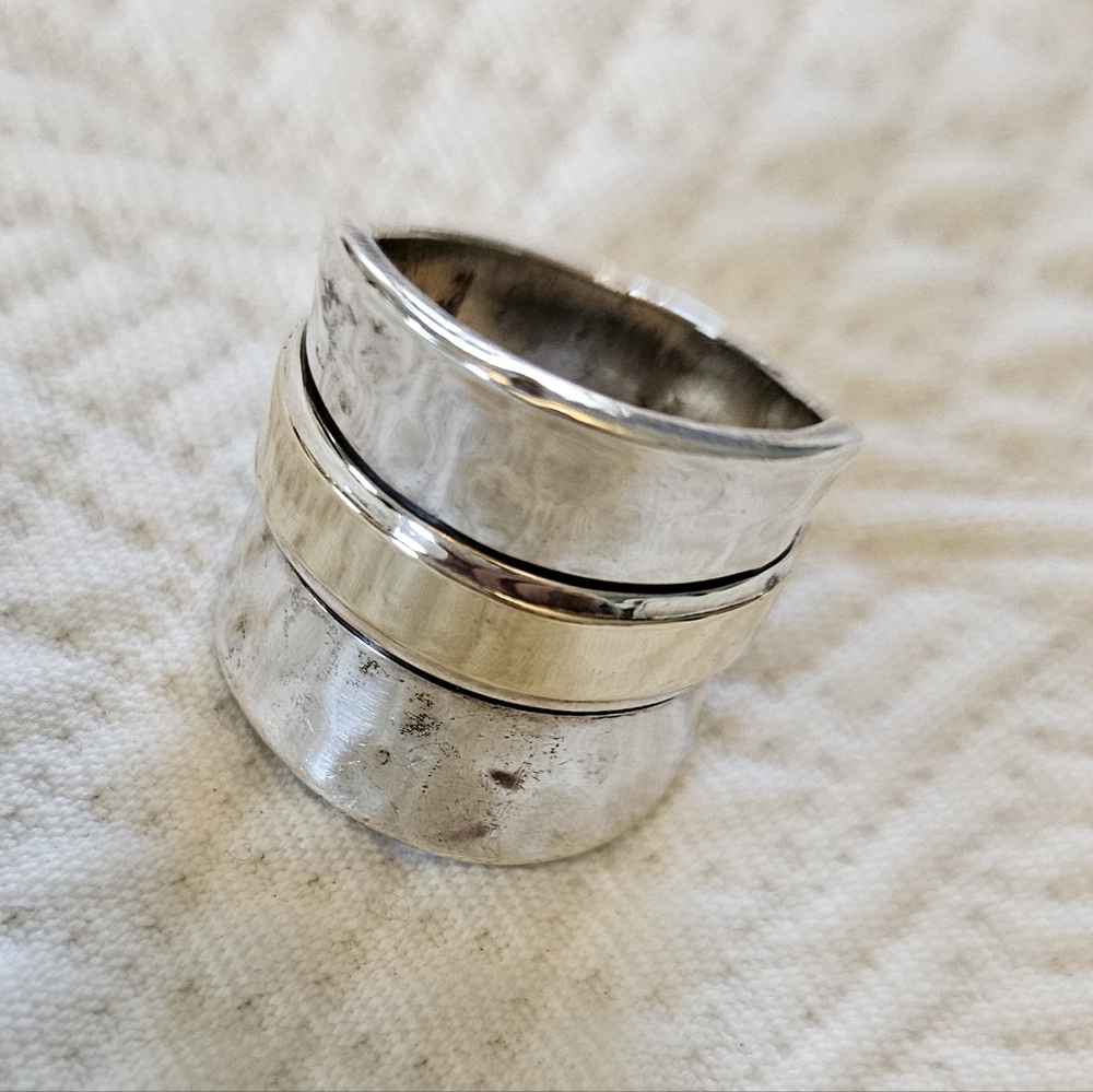 Silpada Sterling Silver Ring with Gold Overlay